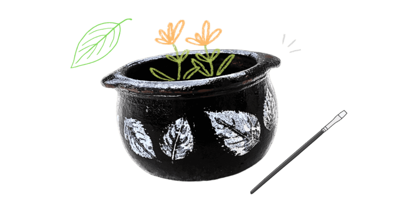 ‘Leaf’ a Mark on Your Earthen&nbsp;Pot!
