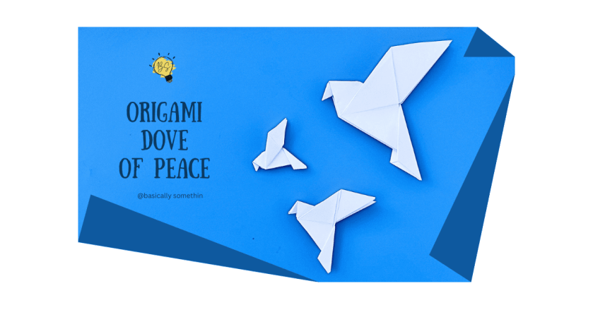 Folding this Origami Dove is a ‘Peace’ of&nbsp;Cake!